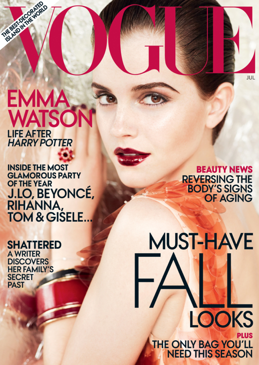 emma watson vogue 2011 shoot. plans to do with it. emma